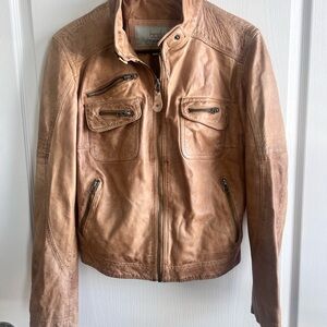 Bod & Christensen Brown 100% Leather Jacket